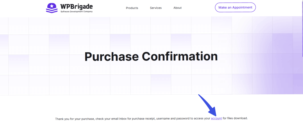 Click on Accounts page