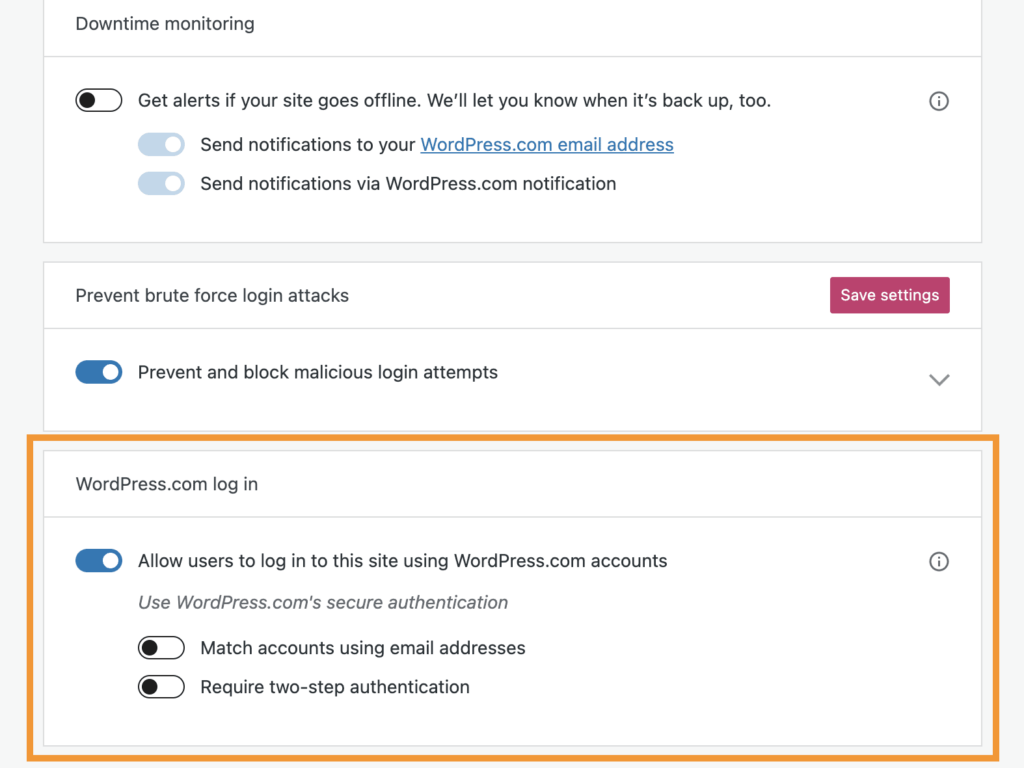 WordPress Security Setting