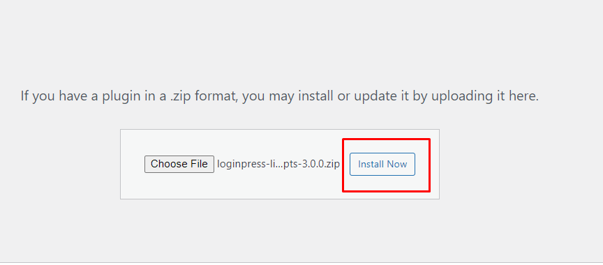 Install Now Plugin