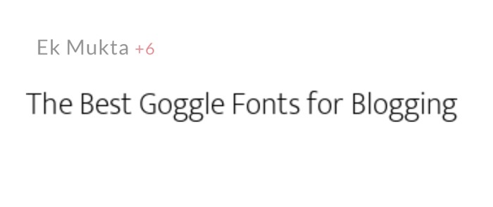 Mukta Google Font