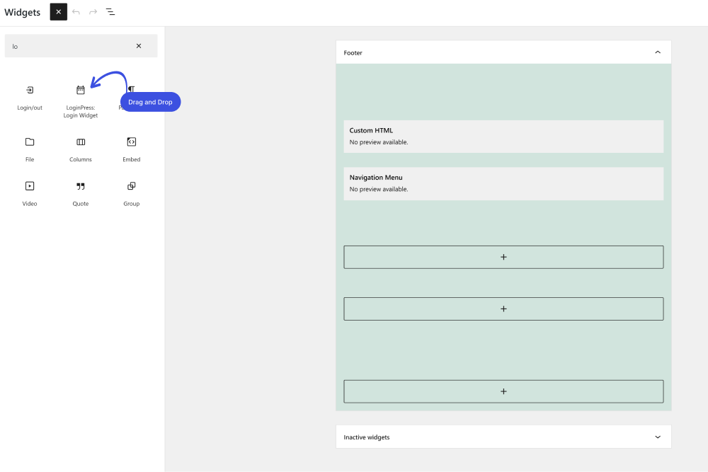 LoginPress Login Widget