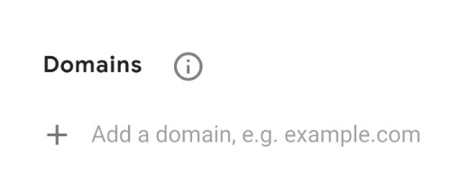 domains