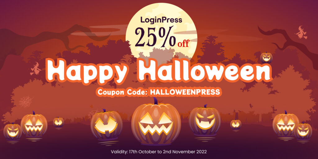 LoginPress Halloween Deals