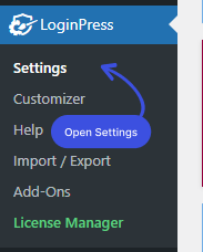 Hide Login Settings