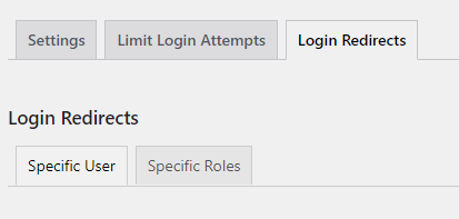 Login Redirects Tabs