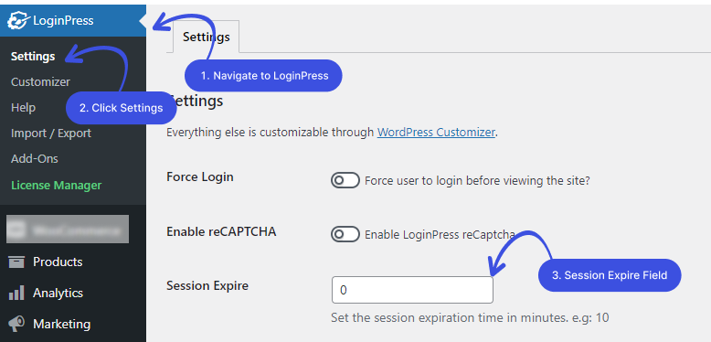 How To Customize The Session Expire Time In WordPress