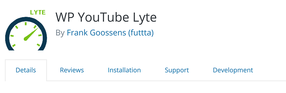 WP YouTube Lyte