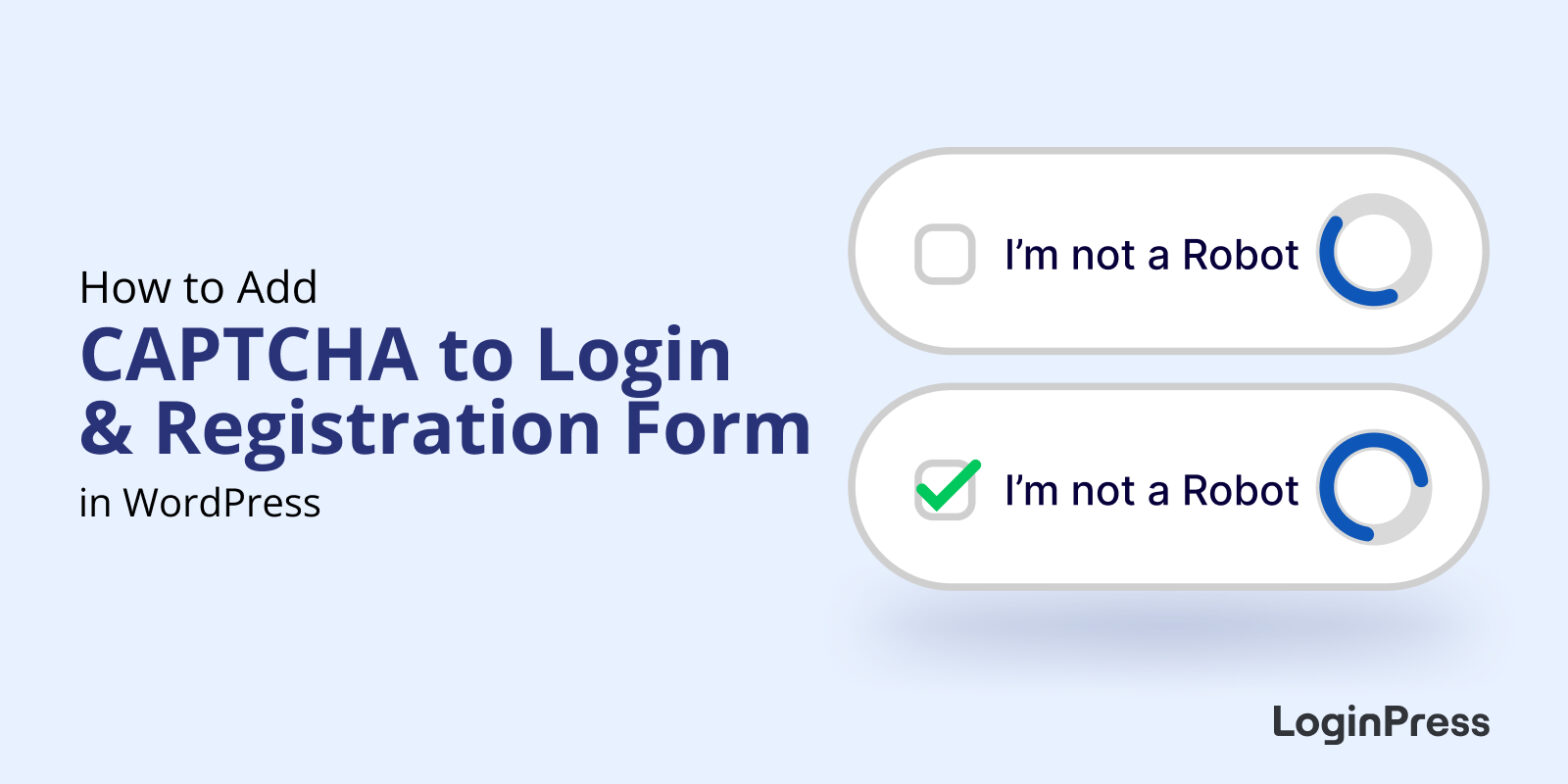 Add CAPTCHA to WordPress