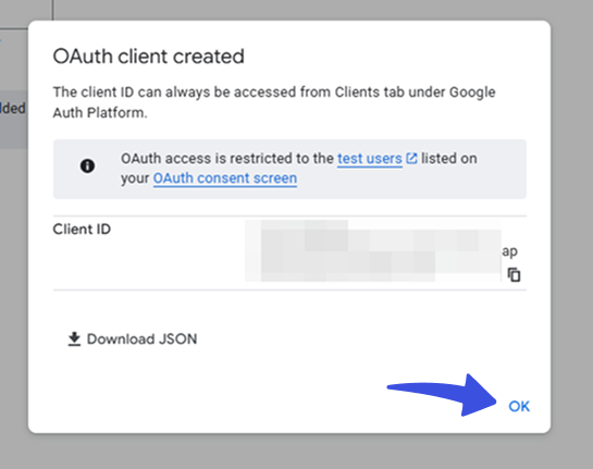 Click on ok button to proceed