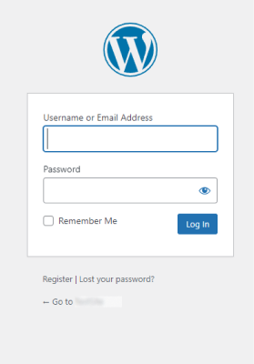 Default Login Page