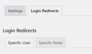Login Redirects