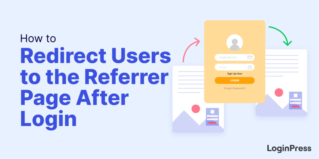 redirect users to the referrer page