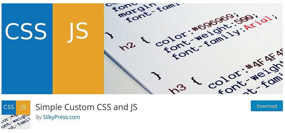 Simple Custom CSS and JS