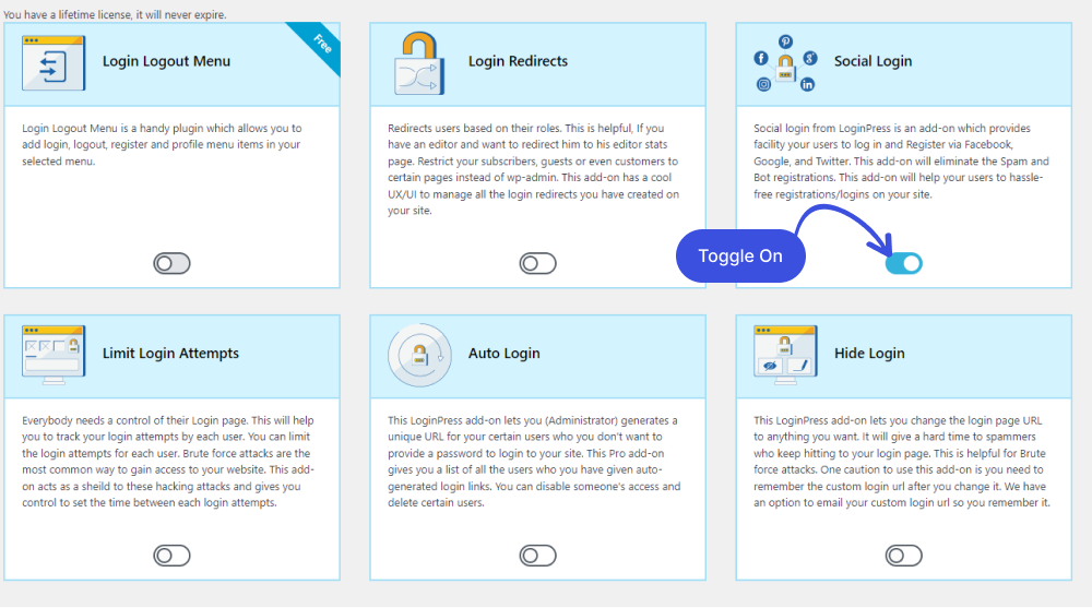 Social Login