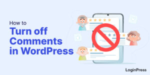 turn off comments in WordPress