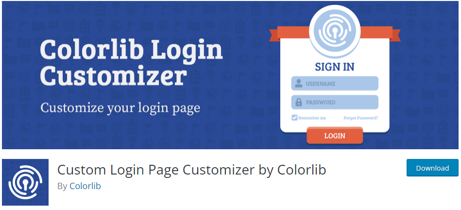 Colorlib Login Customizer