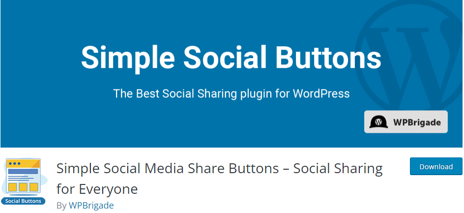 Simple Social Button