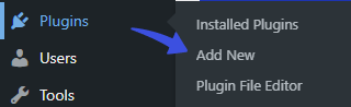 Plugin > Add New