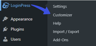 LoginPress > Customizer
