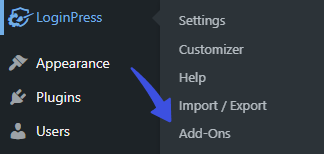 LoginPress > Add-Ons