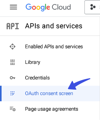 OAuth consent screen