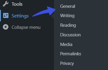 Settings > General