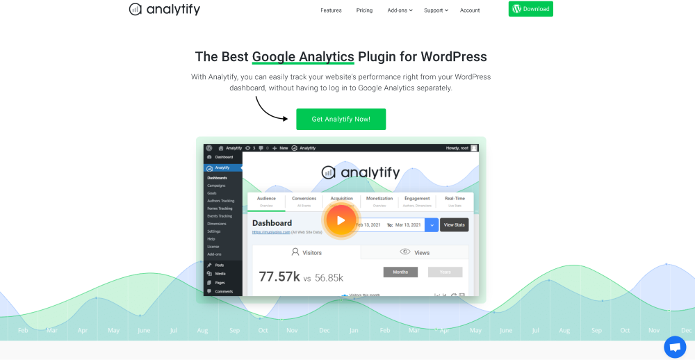 analytify 1 Google Analytics Plugins for WordPress