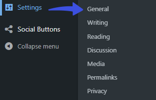 Settings > General