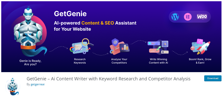 Genie Image – Image Generation with its AI Magic – Plugin WordPress