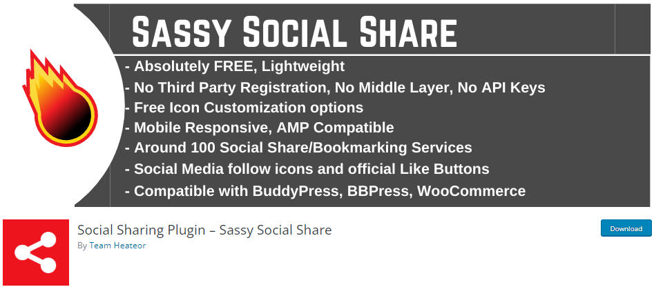 sassy social share