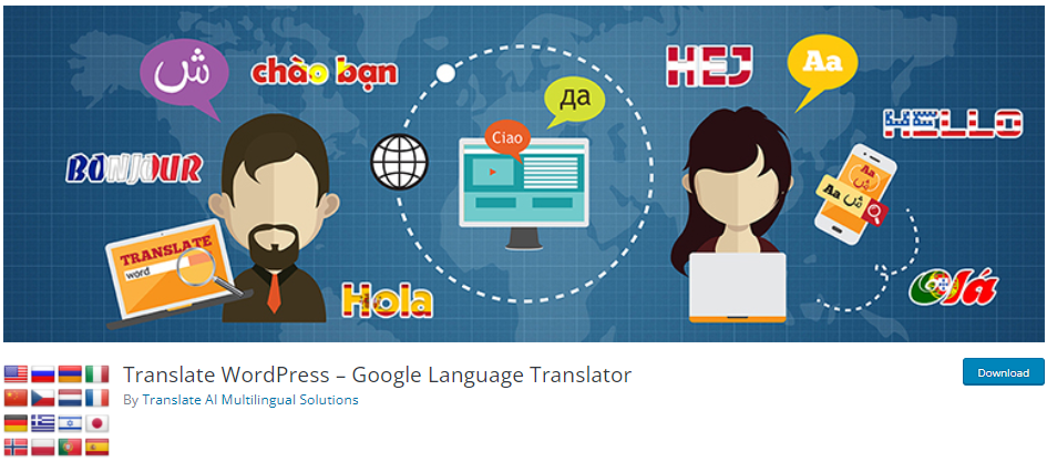 Translate WordPress – Google Language Translator 