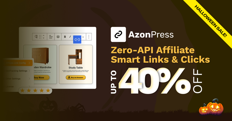 12. AzonPress 12. AzonPress Best WordPress Halloween Deals