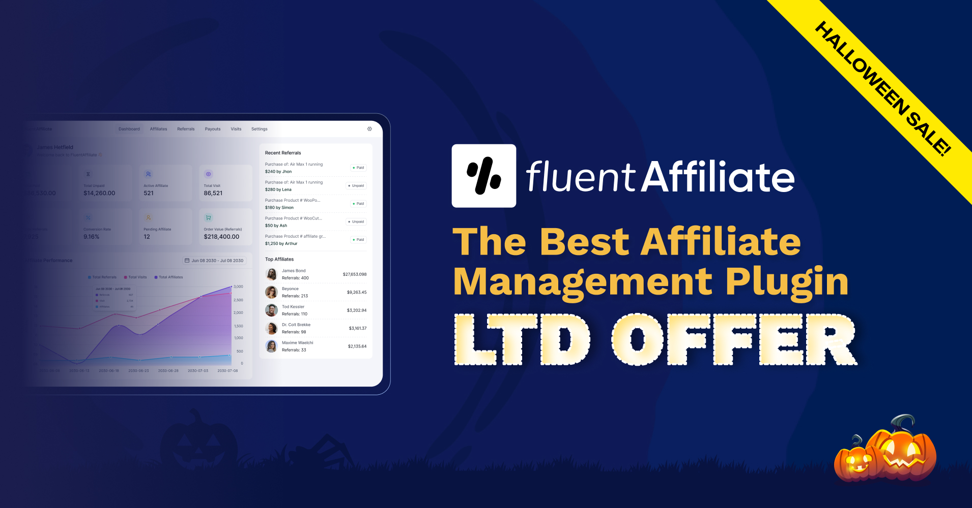 3. FluentAffliate fluent affliate banner