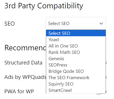 3rd party compatibility