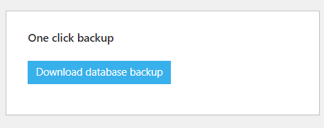 one click backup