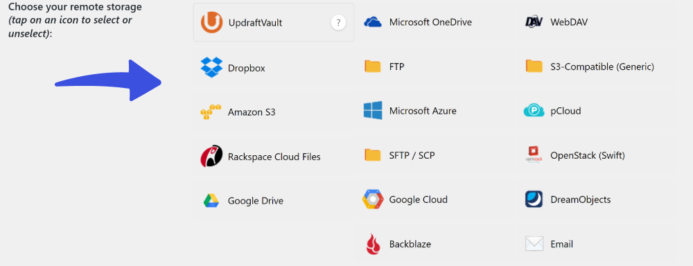 storage options