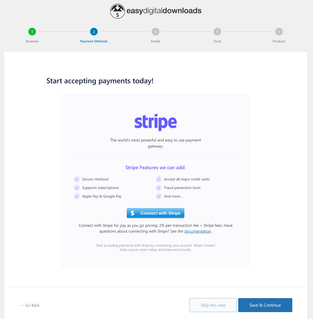 edd payment methods