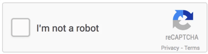 i'm not a robot checkbox