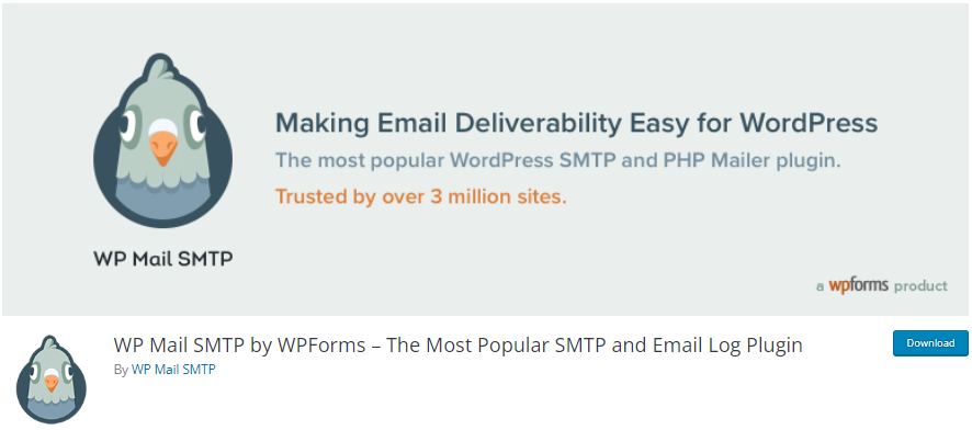 wp mail smpt by wpforms plugin