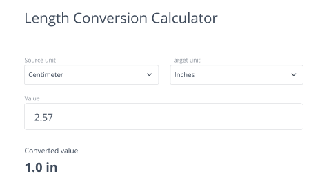 length conversion calculator