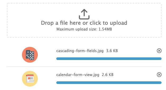 drop a file