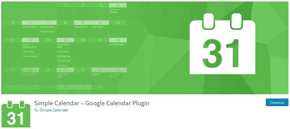 simple calendar