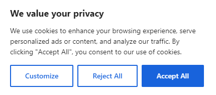 we value your privacy