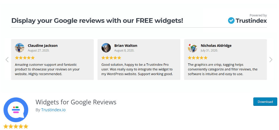 widgets for google reviews