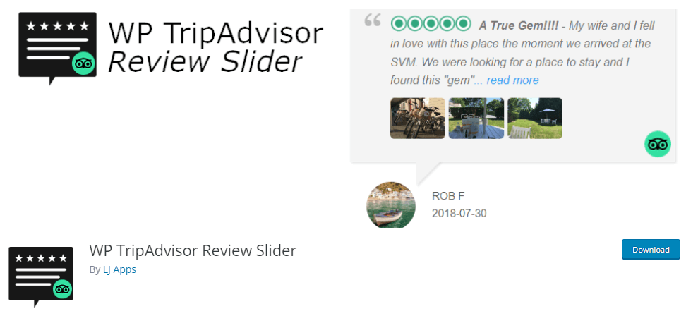wp tripadvisor review slider