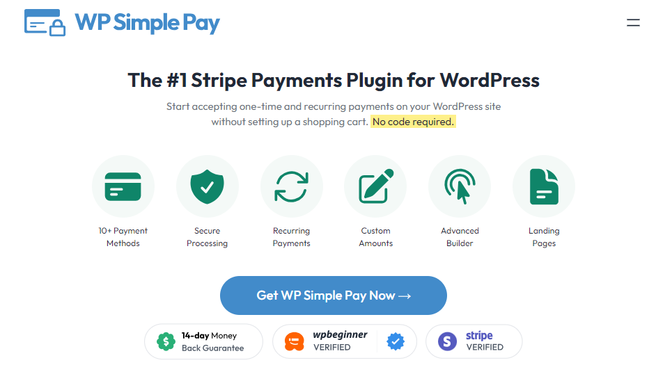 wp simple pay
