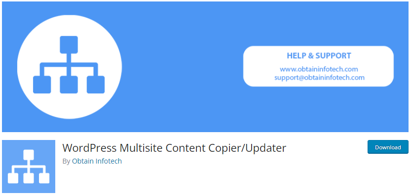 wordpress multisite content copier