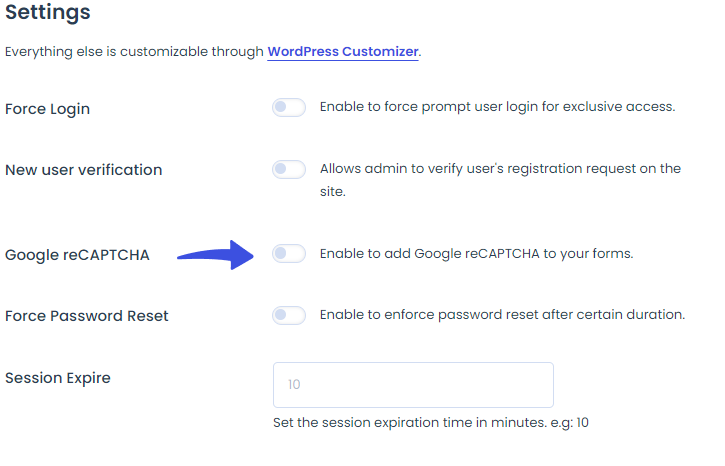 loginpress google recaptcha