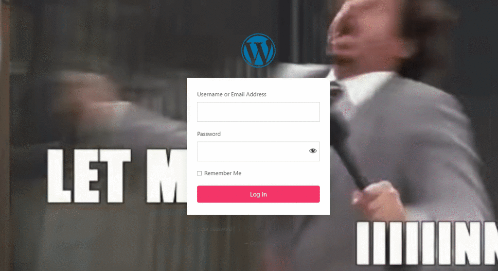 wp embed video into default WordPress login form