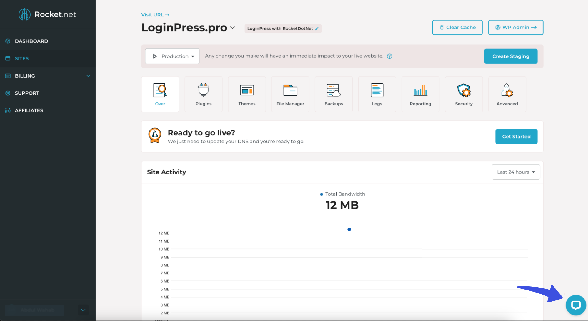 Enabling LoginPress Auto Login on Rocket.net Hosting